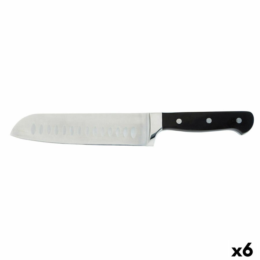 Santoku kniv Quid Professional Inox Chef Black Sort Metal (Pack 6x) #4