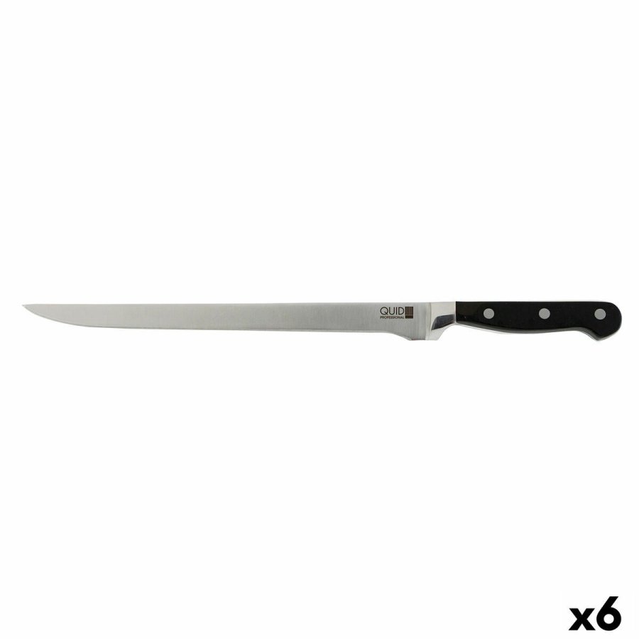 Skinkekniv Quid Professional Inox Chef Black Metal 28 cm (Pack 6x) #4