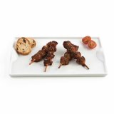 Snack bakke Quid Gastro Fun Hvid Keramik 25,5 x 15,5 cm (6 enheder) (Pack 6x) #7