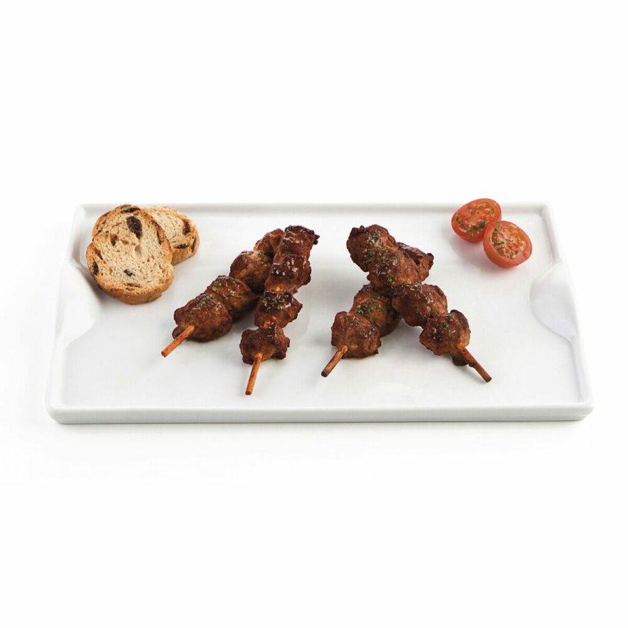 Snack bakke Quid Gastro Fun Hvid Keramik 25,5 x 15,5 cm (6 enheder) (Pack 6x) #7