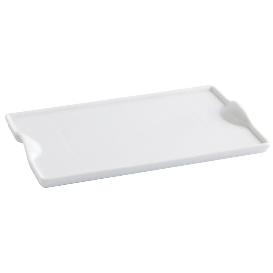 Snack bakke Quid Gastro Fun Hvid Keramik 25,5 x 15,5 cm (6 enheder) (Pack 6x) #1