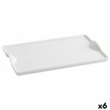 Snack bakke Quid Gastro Fun Hvid Keramik 25,5 x 15,5 cm (6 enheder) (Pack 6x) #4