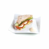 Flad Plade Quid Gastro Fresh Hvid Keramik Sandwich (8 enheder) #4