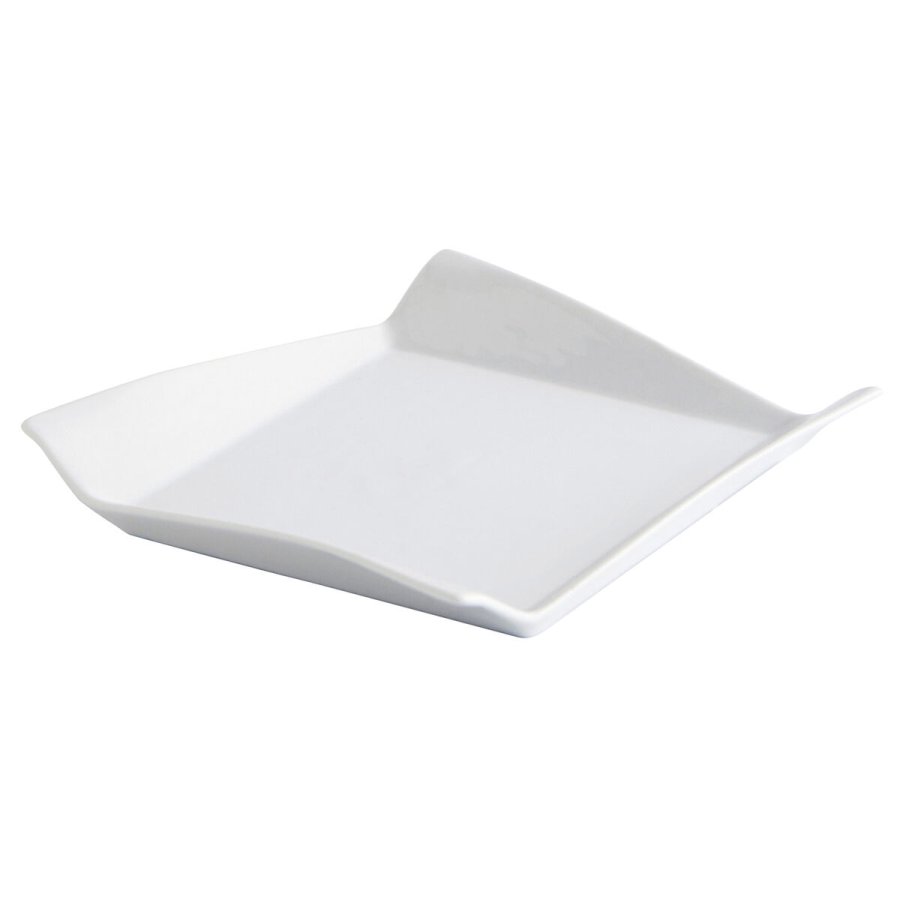 Flad Plade Quid Gastro Fresh Hvid Keramik Sandwich (8 enheder) #7