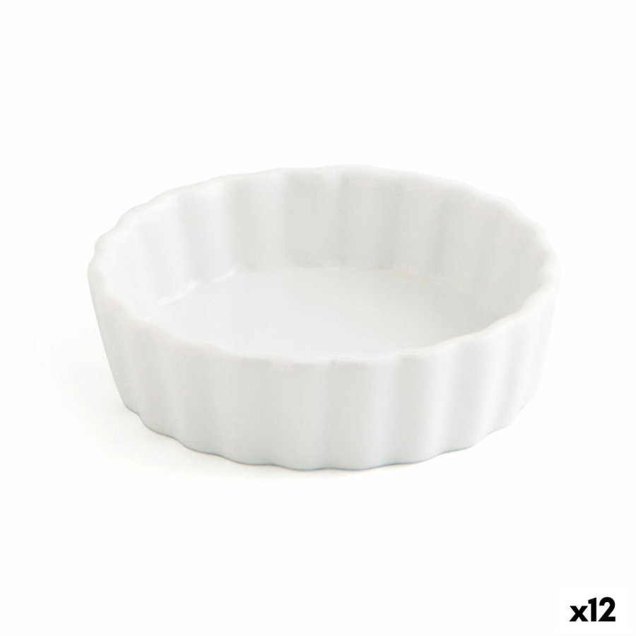Snack bakke Quid Gastro Fun Hvid Keramik 10,5 x 3 cm (12 enheder) #1