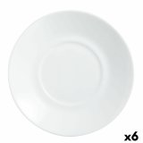 Tallerken Luminarc Apilable Hvid Glas  14 cm (6 enheder) (Pack 6x) #4