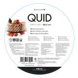 Kageform Quid Sweet Grey Sort Metal 25 x 3 cm #4