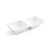 Snack bakke Quid Select Hvid Keramik 15 x 7 cm (12 enheder) (Pack 12x) #1