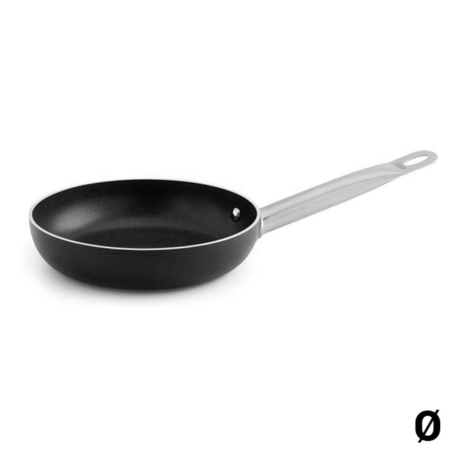 Skridsikker stegepande Quid Pro Chef Sort Metal Stl #1