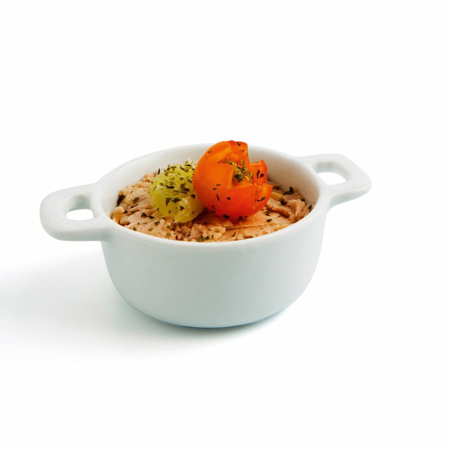St til appetizere Quid Gastro Fun Hvid Keramik 10 x 7 x 4 cm (12 enheder) #7