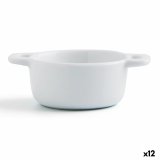 St til appetizere Quid Gastro Fun Hvid Keramik 10 x 7 x 4 cm (12 enheder) #1