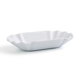 Snack bakke Quid Gastro Fun Hvid Keramik 20,5 x 11 x 3,5 cm (12 enheder) (Pack 12x) #1