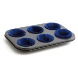 Bageform til bagvrk Quid Sweet Rustfrit stl (27 x 19 x 3 cm) (6 Portioner) #1