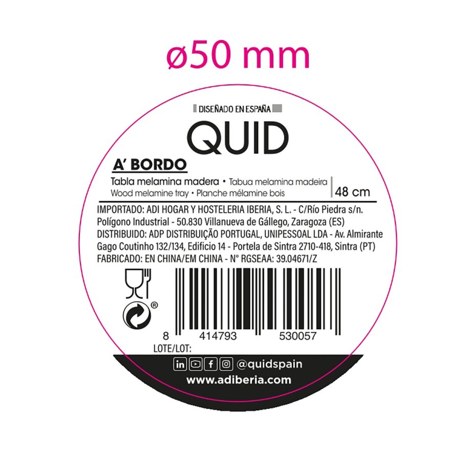 Skrebrt Quid A'bordo Brun Plastik #4