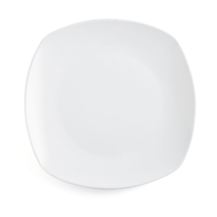 Flad Plade Quid Novo Vinci Hvid Keramik  26,6 cm 26,6 cm (6 enheder) (Pack 6x) #1