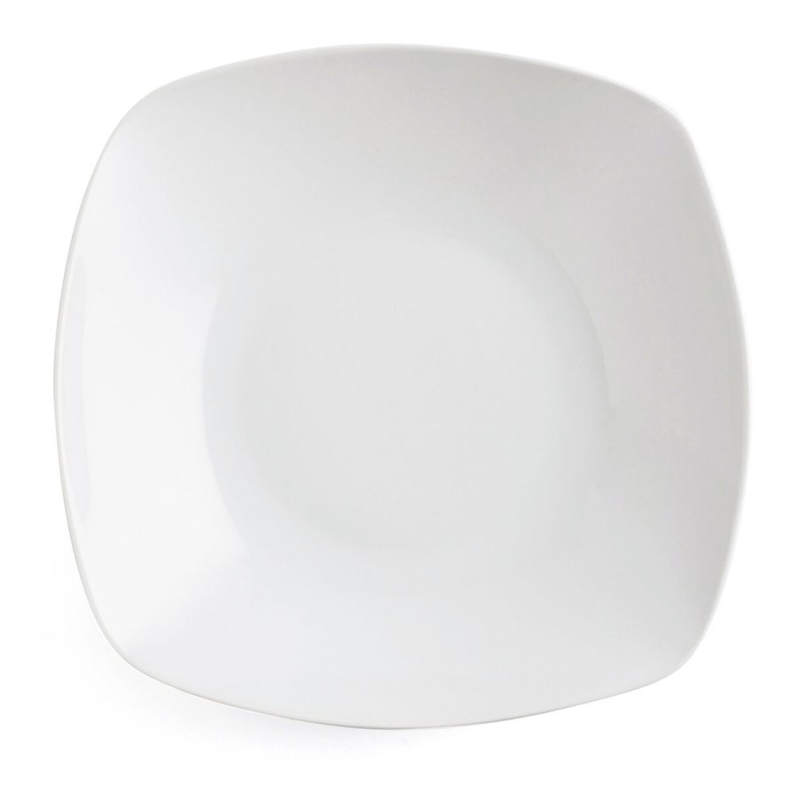 Dyb tallerken Quid Novo Vinci Keramik Hvid (20,5 cm) (Pack 6x) #1