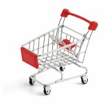 Kurv til prsentation af aperitiffer Quid Select Metal 12 x 11,5 x 8,5 cm Sporvogn (32 enheder) #1