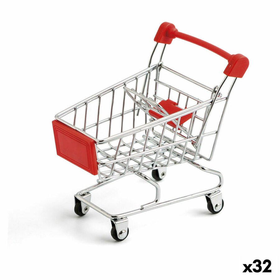 Kurv til prsentation af aperitiffer Quid Select Metal 12 x 11,5 x 8,5 cm Sporvogn (32 enheder) #4
