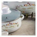 Gryde Med Glaslg Quid Memory Glaseret stl #4