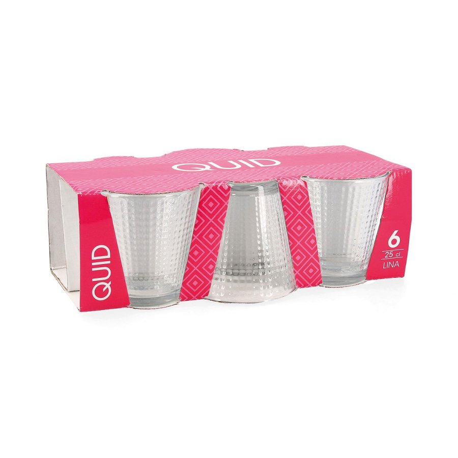 Glasst Quid Lina Gennemsigtig Glas 250 ml 6 Dele #13