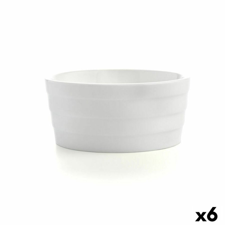 St til Smagsprver Quid Select Hvid Keramik 7,7 cm (6 enheder) #1