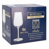 Vinglas Bohemia Crystal Belia Gennemsigtig 6 Dele 360 ml #4