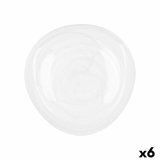 Flad Plade Quid Boreal Hvid Glas  30 cm (6 enheder) (Pack 6x) #4