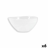 Salatskl Quid Boreal  14 cm Hvid Glas (6 enheder) (Pack 6x) #4