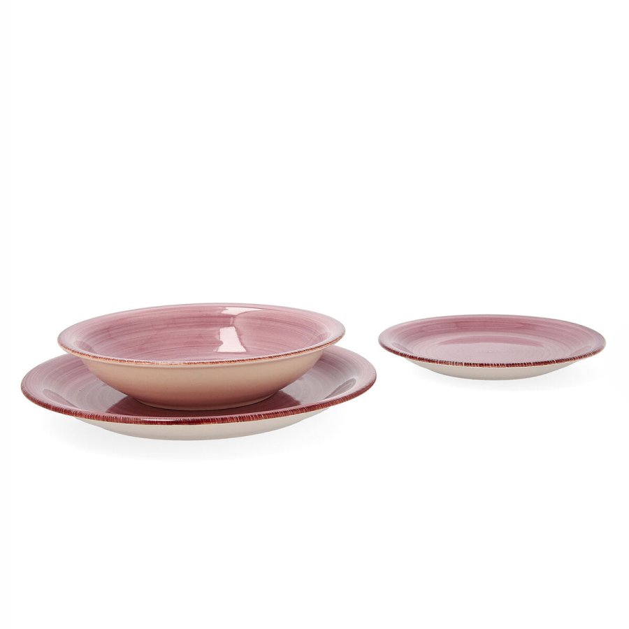 Spisestel Quid Vita Peoni Pink Keramik 18 Dele #1