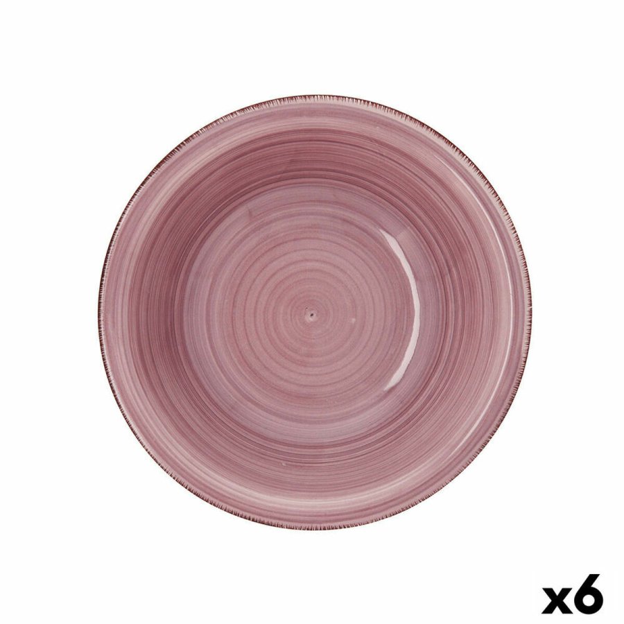 Salatskl Quid Vita Peoni Keramik Pink (6 enheder) (Pack 6x) #4