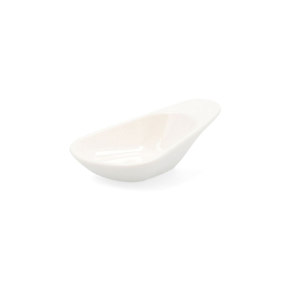 Snack bakke Quid Select Hvid Keramik 10,5 cm (6 enheder) (Pack 6x) #1