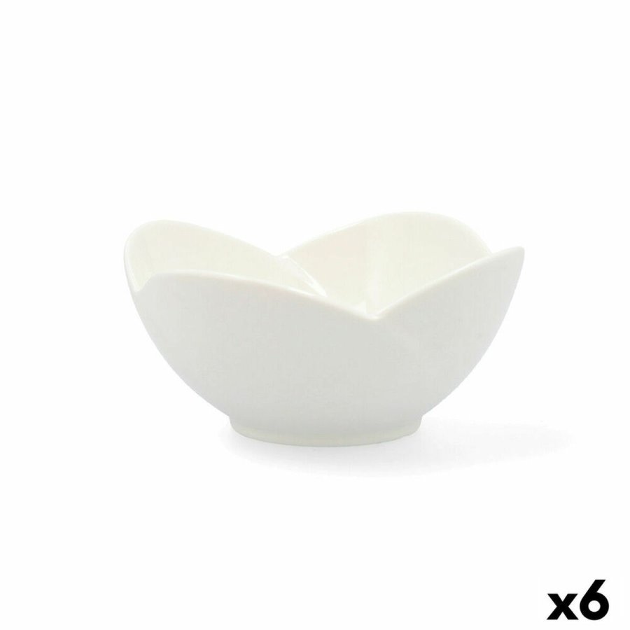 St til Smagsprver Quid Select Hvid Keramik (6 enheder) #4