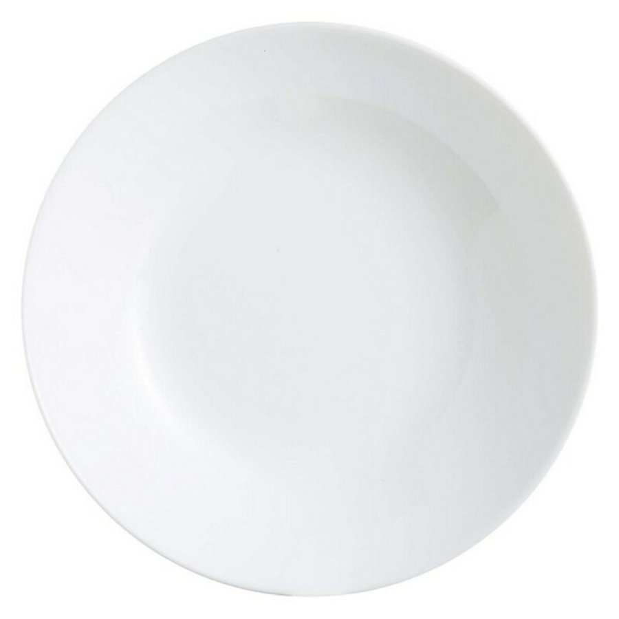 Snackskl Arcopal Zelie Hvid Glas  20 cm (12 pcs) #1
