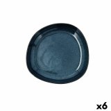 Dyb tallerken Bidasoa Ikonic Keramik Bl (20,5 x 19,5 x 3,3 cm) (Pack 6x) #4