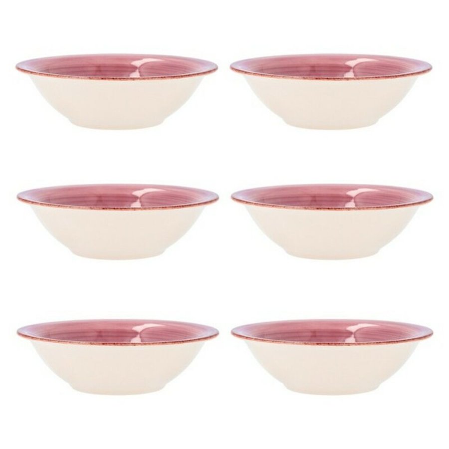 Snackskl Quid Vita Pink Keramik 6 Dele #1