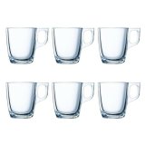 Dele kaffekopst Luminarc Nuevo Gennemsigtig Glas 90 ml 6 Dele #1