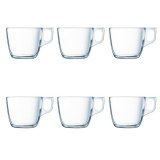 Set med kopper Luminarc Nuevo Gennemsigtig 220 ml 6 Dele #1