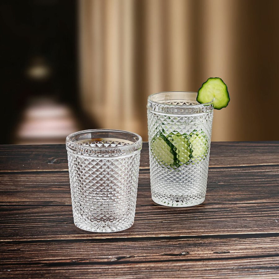 Glasst Bidasoa Onix Gennemsigtig Glas 270 ml 3 Dele #7