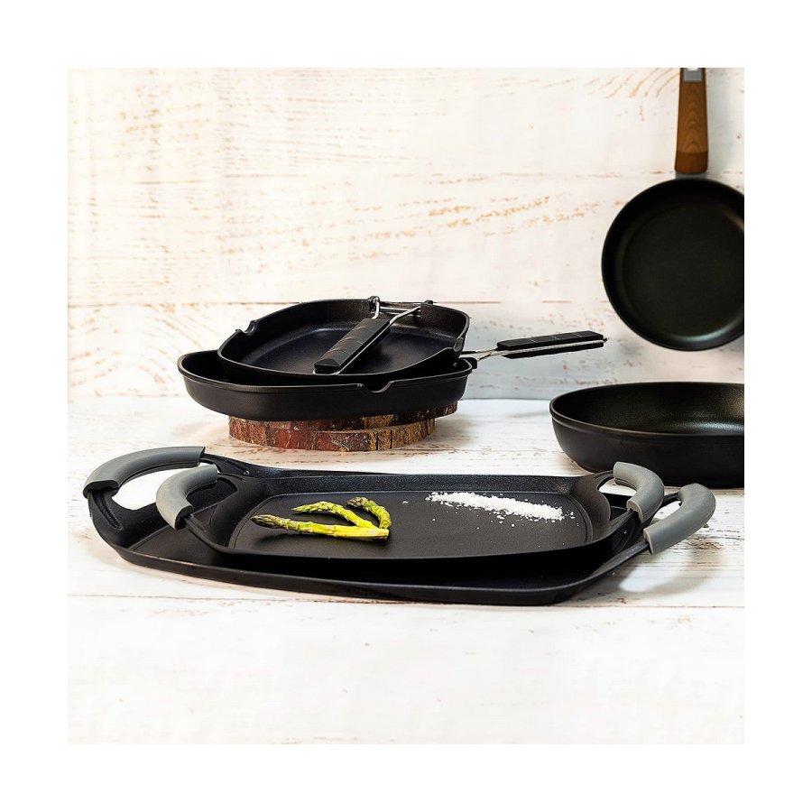 Grill Quid Ebano Sort Metal Silikone (47 x 29 cm) #13