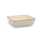 Kasserolle Quid Cocco 20 x 16,5 x 27 cm Keramik Hvid (12 enheder) (Pack 12x) #1