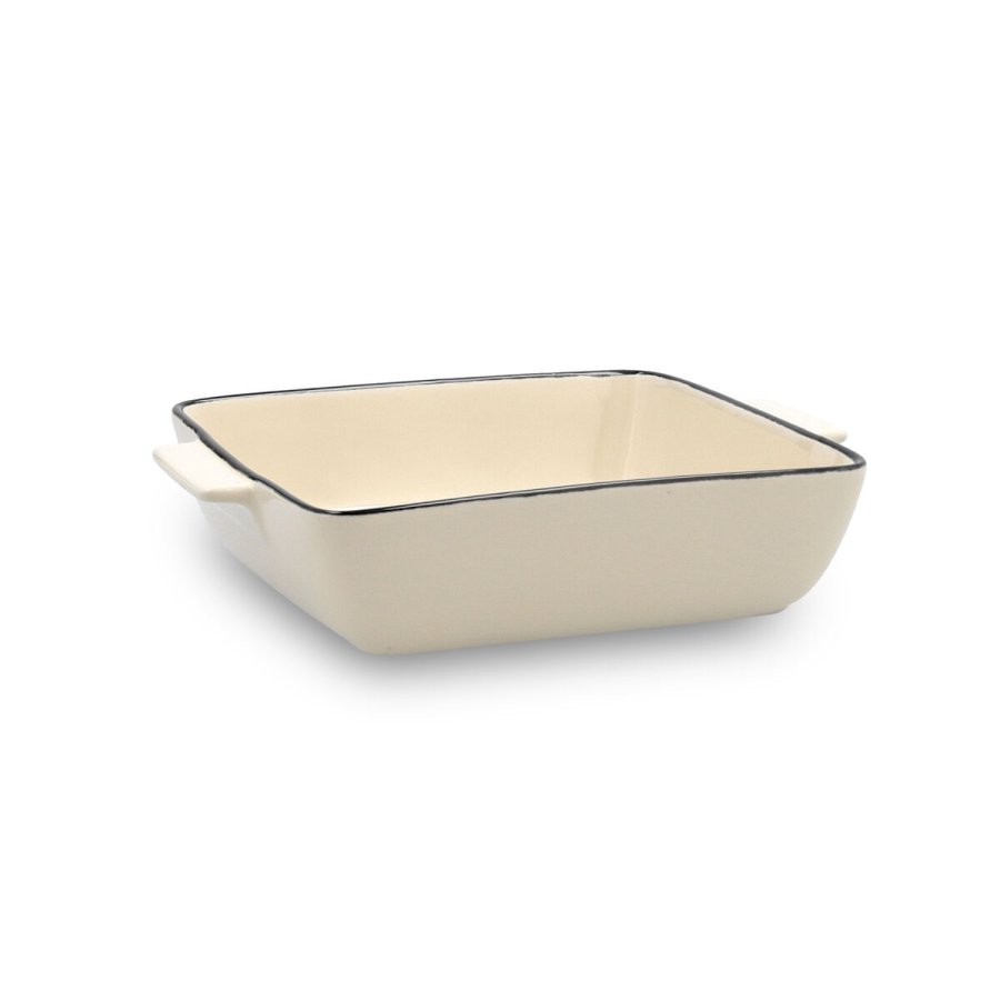 Kasserolle Quid Cocco 20 x 16,5 x 27 cm Keramik Hvid (12 enheder) (Pack 12x) #1