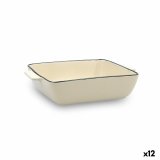 Kasserolle Quid Cocco 20 x 16,5 x 27 cm Keramik Hvid (12 enheder) (Pack 12x) #2