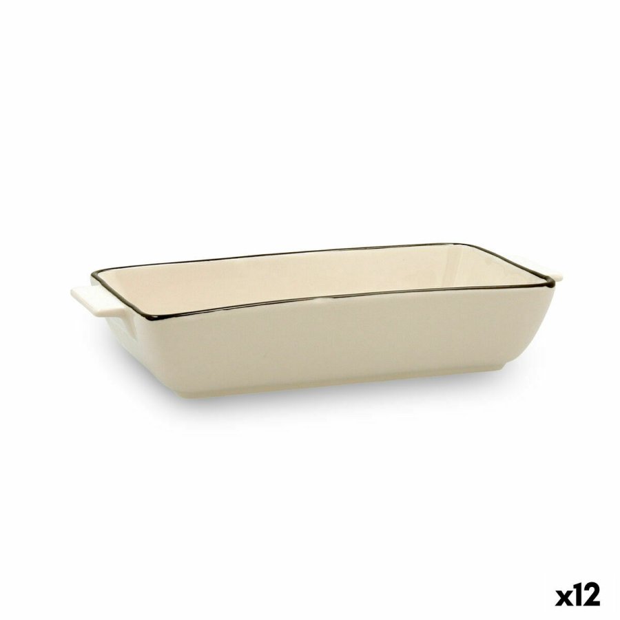 Kasserolle Quid Cocco Keramik Hvid (23 x 11 x 4,5 cm) (Pack 12x) #4