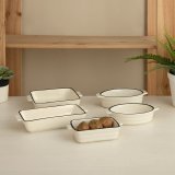 Kasserolle Quid Cocco Hvid Keramik 19 x 10,5 x 5 cm (12 enheder) (Pack 12x) #7