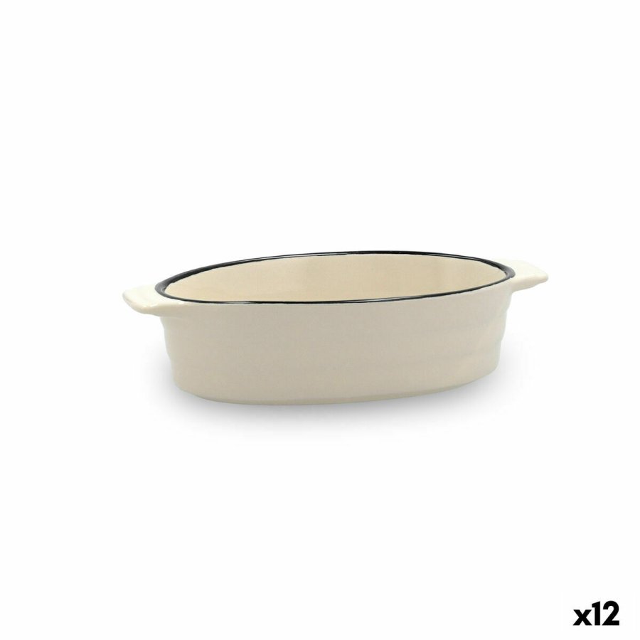 Kasserolle Quid Cocco Hvid Keramik 19 x 10,5 x 5 cm (12 enheder) (Pack 12x) #4