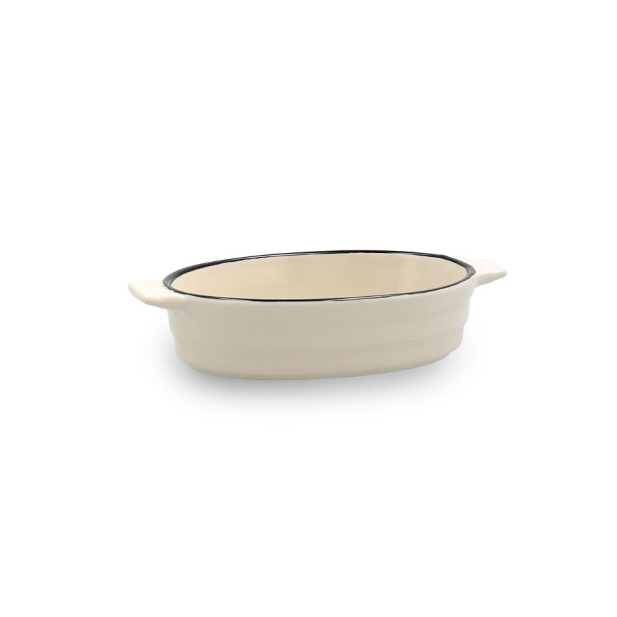 Kasserolle Quid Cocco Hvid Keramik 18 x 11 x 4 cm (12 enheder) (Pack 12x) #1