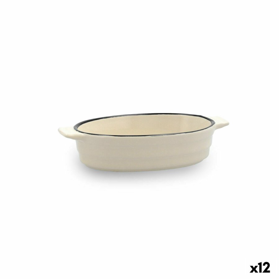 Kasserolle Quid Cocco Hvid Keramik 18 x 11 x 4 cm (12 enheder) (Pack 12x) #4