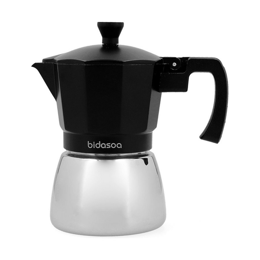 Italiensk Kaffekande Bidasoa Tribeca Metal 3 Skodelice #1
