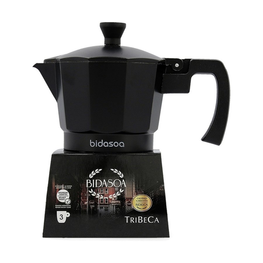 Italiensk Kaffekande Bidasoa Tribeca Metal 3 Skodelice #4