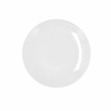 Flad Plade Bidasoa Glacial Coupe Hvid Keramik  21 cm (6 enheder) (Pack 6x) #1